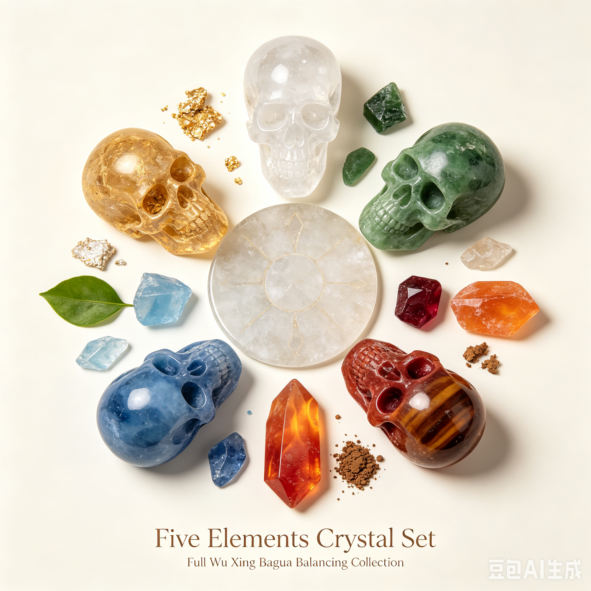 Complete Five Elements Crystal Collection | Full Wu Xing Bagua Balancing Healing