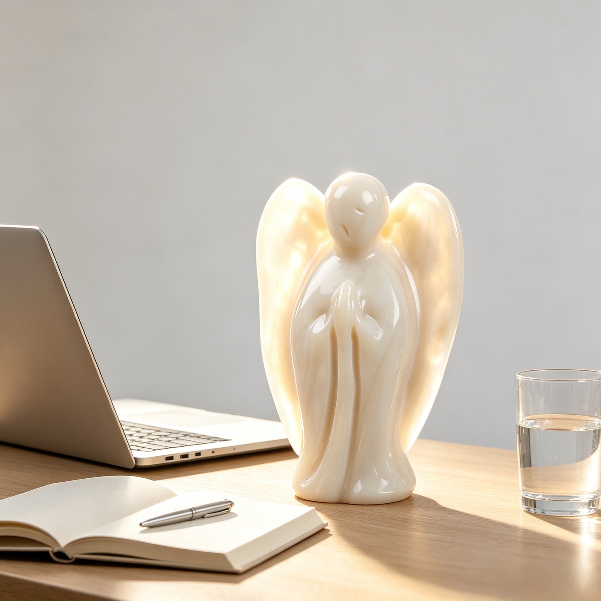 Crysthall Angolan Quartz Angel — Master Healer Crystal for Your Second Home
