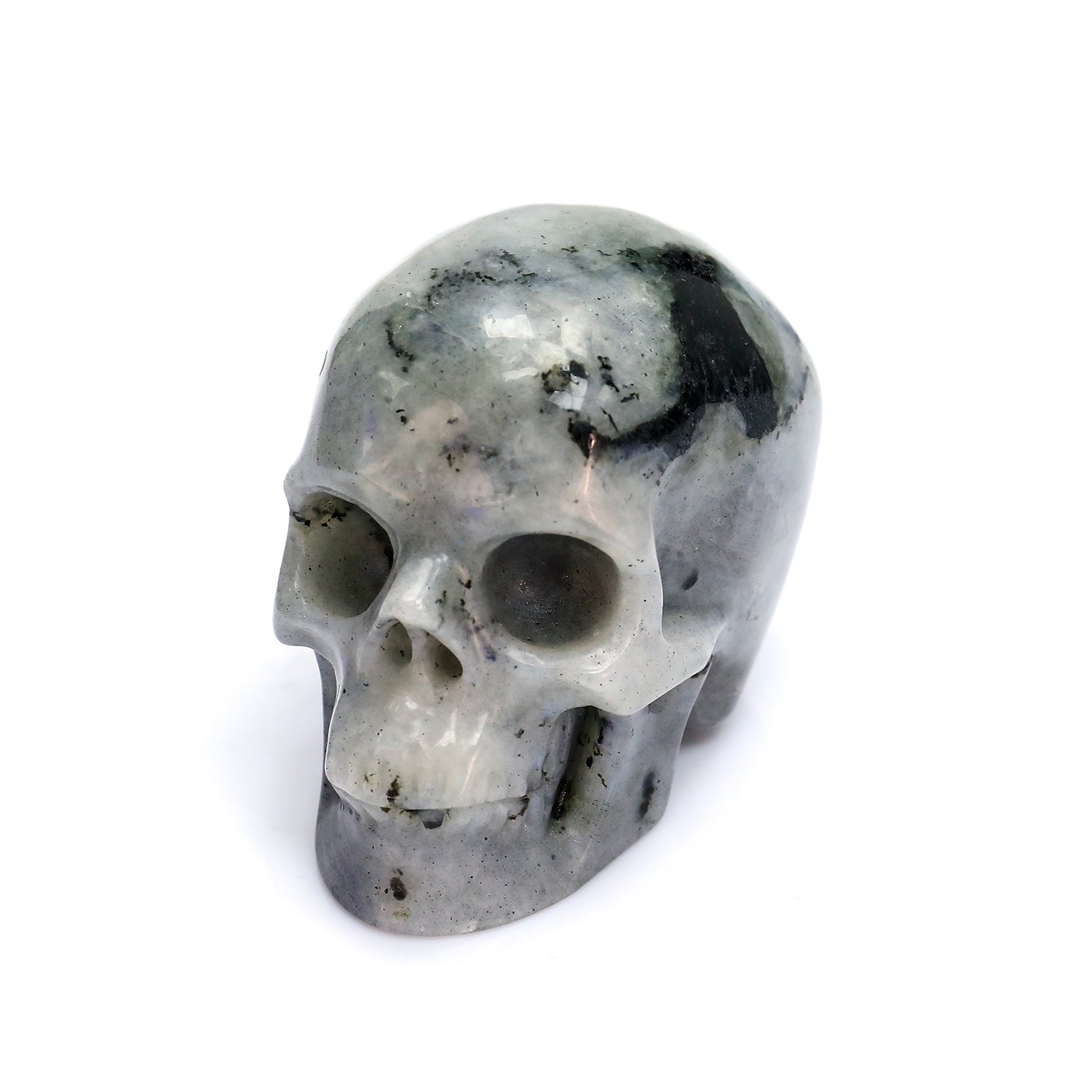 Crysthall Natural Labradorite Skull — Magic & Transformation Crystal